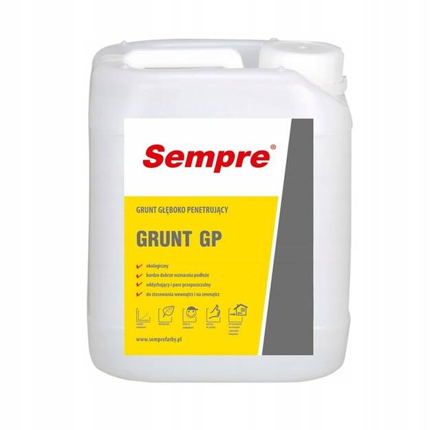 Preparat gruntujący SEMPRE GRUNT GP - pojemność 5 L